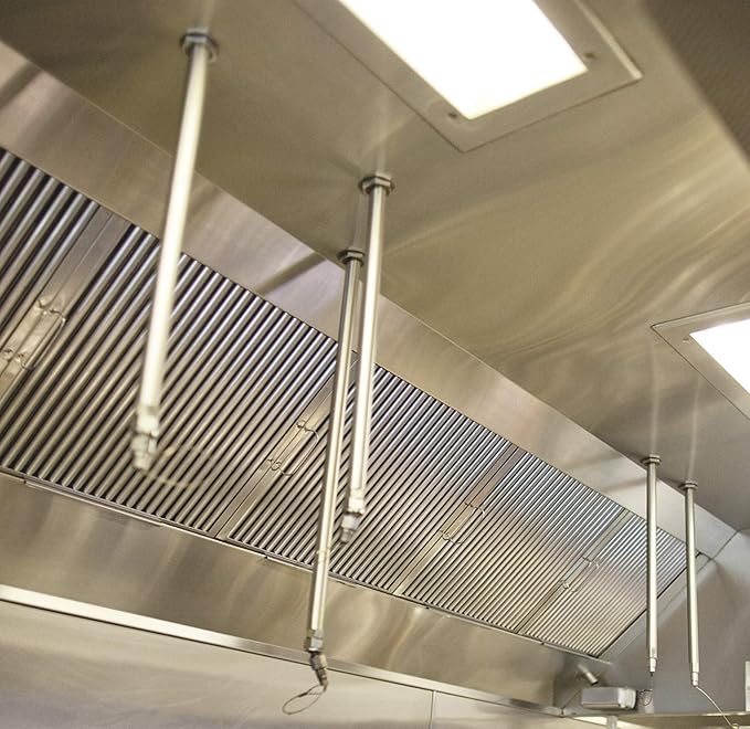 Captrate COMBO Stainless Steel Baffle Restaurant Hood Filter, 16" high x 16" wide