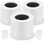 Core Mini Replacement Filter for LEVOIT Core Mini-P Air Purifier, 3-in-1 High-Efficiency H13 True HEPA Activated Carbon Filter, Replace Part # Core Mini-RF, 3 Filter & 10 Fragrance Sponge