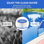 Type VI Hot Tub Filter Cartridge Compatible with Lay-Z-Spa, Coleman SaluSpa 90352E, 58323E, 58323 Swimming Pool Pump (12 Pack)