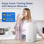 IceJoy Ultra-Filtration Under Sink Water Filter System, 0.01 Micron Precision, High Capacity 4000 Gallons