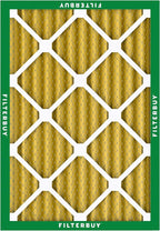 Filterbuy 20x25x2 Air Filter MERV 11 Superior Pet & Allergy Defense (4-Pack), Electrostatic Pleated HVAC AC Furnace Filters Replacement, Made in USA (Actual Size: 19.50 x 24.50 x 1.75)