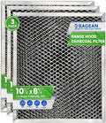 Stove Hood Vent Filter 10.5" x 8.8" 41F 97007696 Fits Nutone & Broan Range Hood Filter Replacement for Ductless Exhaust Fan - Mesh Screen Filters Grease & Carbon Freshens Kitchen Oven Air (3-Pack)