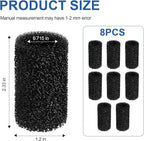 Pre Filter Sponge for Aquarium Shrimp Fry Fish Tank Filter Intake for Marina S10, S15 and S20 Filter,Imagitarium Replacement Filter Foam Cover Aquarium Filter Media Protects Baby Fish & Shrimp-8Pack