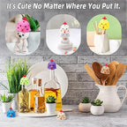 Egg Washer for Fresh Eggs, Egg Scrubber for Fresh Eggs, Egg Brush for Cleaning Fresh Eggs, Egg Cleaner Scrubber, Easter Gifts Creative Chicken Shape Egg Wash Brush Silicone Washing Egg Tool - Pink
