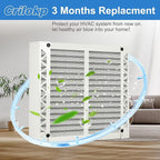 2 Pack 310 Replacement Filter Compatible with AprilAire Whole House Air Purifiers Model 1310 2310 3310 4300, Size:20x20x4(19.5" x 19.5" x 3.77") MERV 11 Pleated HVAC AC Furnace Filter