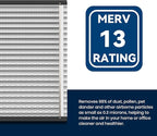 413 Replacement Filter Compatible with April-Aire Whole House Air Purifiers Model 1410, 1610, 2410, 2416, 3410, 4400,16x25x4 MERV 13 Pleated HVAC AC Furnace Filter,3 Pack