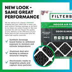 Filterbuy 10x20x1 Air Filter MERV 10 Odor & Allergy Defense with Activated Carbon (4-Pack), Electrostatic Pleated HVAC AC Furnace Filters Replacement, Made in USA (Actual Size: 9.50 x 19.50 x 0.75)