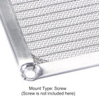 MECCANIXITY 60mm Computer Fan Filter Grills Stainless Steel Mesh Dustproof Case Cover for Computers, Pack of 2