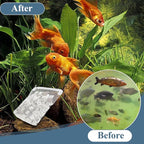 16 Pcs Aquarium Filter Media Bags Extra Fine, 7.8 x 5.9 Inch Filter Media Bag with Zipper, White & Black Aquarium Mesh Bag for Fish Tank Activated Carbon, Ceramic Rings
