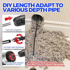 Holikme 40 Feet Dryer Vent Cleaner Kit, Flexible Lint Brush with Drill Attachment, Extends Up to 40 Feet for Easy Cleaning, Synthetic Brush Head, Use with or Without a Power Drill, Black