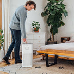 Medify MA-50 Air Purifier V3.0 with True HEPA H13 Filter | 2,640 ft² Coverage in 1hr for Smoke, Wildfires, Odors, Pollen, Pets | Quiet 99.9% Removal to 0.1 Microns | White, 1-Pack