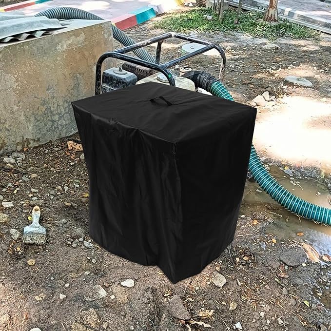 ARTIBETTER Garden Filter Pump Cover Large Oxford Cloth Sand Pump Protection for Outdoor with Tight Fit and Easy Clean Maintenance