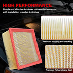 Filter Element Compatible with Dodge Ram 2500/3500/4500/5500 2019-2024 6.7L. Replace 68436631AA, 68157291AA, 53034051AB, 05083285AA, Fuel Filter, Oil Filter, Air Filter, Fuel Water Separator