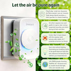 Air Ionizer for Home(6 pack), Ionic Air Purifier Plug in with 6 Carbon Fiber Tips, Ultra Quiet Portable Air Cleaner for Kitchen Bedroom Office Bathroom,Energy Efficient with Blue/Warm White Mood Light
