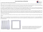 Venti Air 24" X 24" Steel Return Air Filter Grille - Removable Face/Door for 1 inch Filters - HVAC Duct Cover Grill (2-3 Business Day Delivery) [Outer Dimension: 26.5"W X 26.5" H]