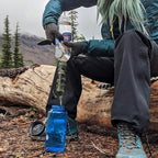 Membrane Solutions Straw Water Filter S1, NSF/ANSI 42&372&401 certificated, Survival Filtration Portable Gear, Emergency Preparedness, Supply for Drinking Hiking Camping Team Family Outing