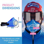Cold-Weather Breathing Mask for Athletes & Cold-Air-Sensitive Users — Warms & Humidifies Inhaled Air — Includes 1 Asthma/Sport + 1 Racing #1 Filter