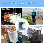 MAQIHAN Aquarium Filter Pad - Aquarium Filter Media,39.4 x 11.8in Media Roll for Fish Tank, Ponds,Garden, Saltwater,Fershwater,Plant, Trutle (2)