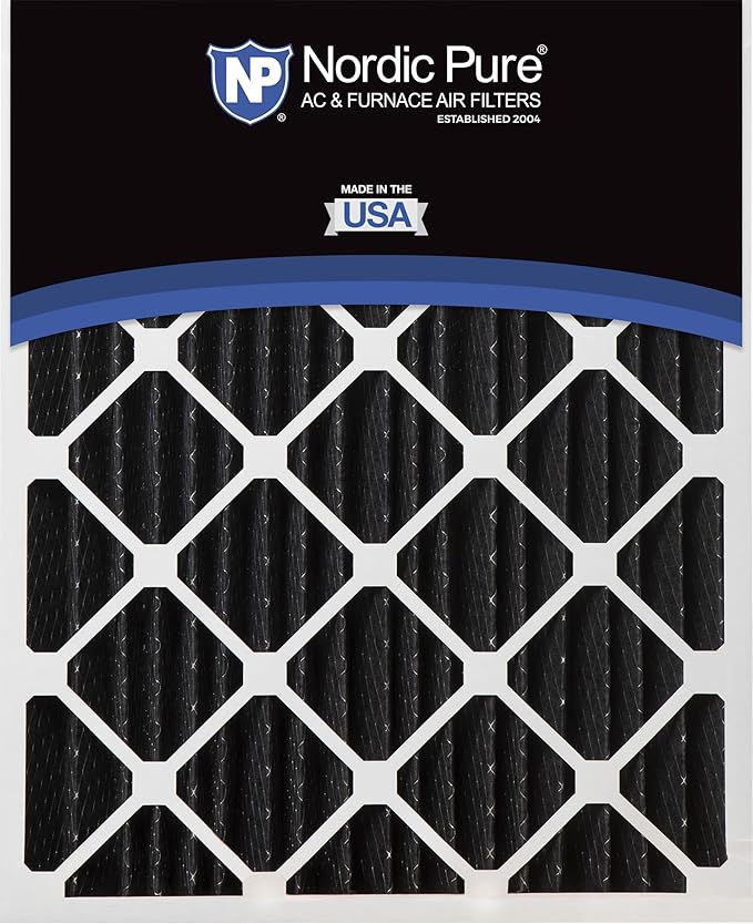 Nordic Pure 20x25x5 (Actual Size: 19 7/8 x 24 7/8 x 4 3/8) Honeywell/Lennox Replacement Odor Reduction Merv 8 Filter 2 PK
