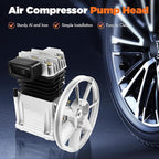 2HP Air Compressor Pump, Air Compressor Pump Head with Motor & Breathing Nozzle 200L/Min, 1.5KW Oil Lubricated AIr Compressors Pumps