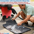 Universal Compatible with All Shop Vacs Extractor Attachment with 2-1/2" & 1-7/8" & 1-1/4" Adapters Auto Detailing Vacuum Cleaner Extraction Accessories for Upholstery & Carpet Cleaning