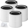 AP02 Replacement Filter Compatible with WESTHEY AP02 Air Purifier, 3-in-1 H13 True HEPA Filter with Activated Carbon, 4 Pack