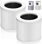 2 Pack A1 Filter Compatible with VEWIOR Air purifi-er HQSC-50, HQKJ-80, A1, AMEIFU AP01W, KOIOS HQKJ-50 Tailulu PUR0003, Efficient Filter for VEWIOR A1 Air purifi-er
