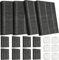 DerBlue 12pcs Wick Replacement Filter and 6pcs Top Fill Humidifier Replacement Filters Compatible with LEVOIT Superior 6000S Smart Evaporative Humidifier