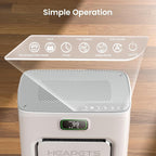 Pet Air Purifier for Home Large Room 2500 sq ft, H13 HEPA Washable Double-Sided Filter,Air Cleaner for Pet Hair Dander Odor Allergies Pollutant Smoke Dust,PM2.5 Air Quality Monitor,Auto Mode,P358 Grey
