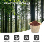 Pro Mael 360 Count Disposable K Cup Filters, Coffee Filter Paper for Keurig Brewers Single Serve 1.0 and 2.0, Use with Reusable K Cup Pods (Natural Unbleached)