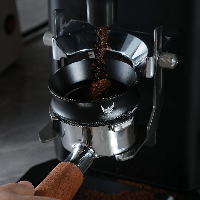 51mm Magnetic Dosing Funnel and Espresso Puck Screen Kit- Premium Portafilter Funnel And Puck Filter For 51 mm Portafilter Basket