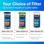Filtrete Large Capacity Granulated Activated Carbon Whole House Water Filter 4WH-HDGAC-F01. for use with 3WH-HD-S01 System (Pack of 2)