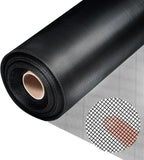 304 Stainless Steel Mesh, 47in x 10ft, 22 Mesh, Sturdy Metal Screen Roll for Window, Door, Air Vents, Filter, Cage, Garden, Patio, Pet (Black, 47inch x 10 feet)