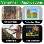 Copper Mesh Screen - 15.7" x 118", 40 Mesh, Dense Filter 99.9% Pure Copper Fabric DIY Kit for Window Protection