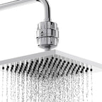Aqua Earth Shower Filter Head for Hard Water Softening with Vitamin C for Healthier Skin, Hair and Nails. 20 Filtration Stages