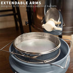 VIVO Stainless Steel Honey Strainer Double Sieve, Bee Keeping Equipment Filter BEE-V101H
