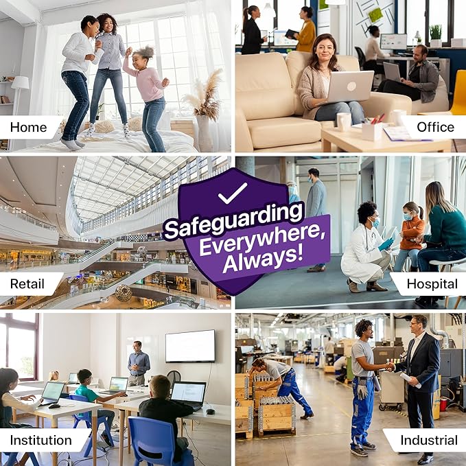Simply 20x25x4 Air Filter, MERV 13, 6 Pack, Furnace Air Filter for HVAC (Actual Size:19.5"x24.5"x3.63") DUST, Pet, & Allergy Control