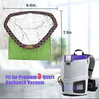 20 Pack 107666 Micro Filter Bags Compatible with ProTeam GoFit 3 Backpack Vacuum Cleaner,3 Quart Backpack Vacuum Bags