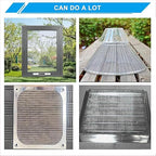 Stainless Steel Mesh Screen 8Mesh 304, 15.7" x 147" (40x375cm) Metal Mesh Screen, Rust Free Fine Wire Mesh Roll, Easy to Cur for Vent Mesh, Window Screen, Filters, Cage, Garden Covers