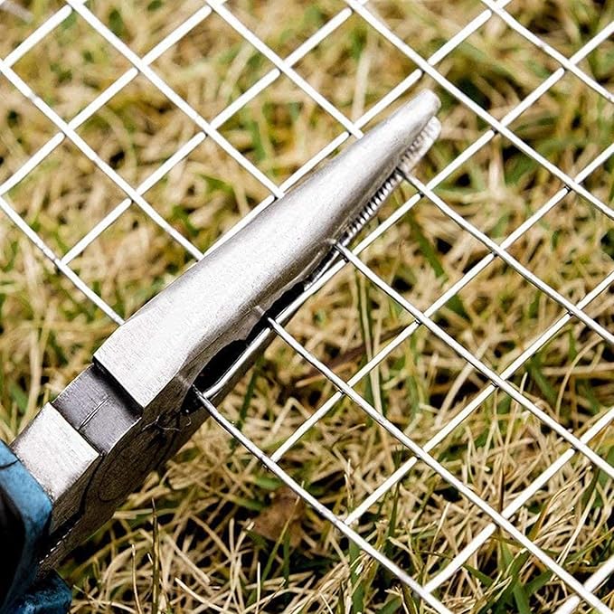 AOTNZ Welded Wire Fencing, Stainless Steel Anti-Rust Decorate Square Screening Filter Sheet for Garden Fence Aviary Hutch Net Fence Chicken Coop Pond Enclosure (Color : Silver, Size : 1x3m)