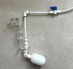 NSF 1/4" inch Water Line Power-Free Auto-Top-Off System with Float Valve, Vacuum Flow Regulator Automatic Water Level Controller for Marine Aquariums.