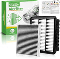 Engine+Cabin Air Filters Fit for 2021-2026 Hyundai Elantra L4 1.6L, 2021-2026 Elantra L4 2.0L, 2022-2026 Elantra N L4 2.0L Engine Air Filter Replacement Accessories 97133L1000 28113AA100