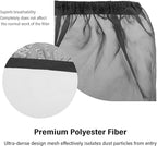 Cold Air Intake Filter Cover,Thickened Dustproof Air Filter Cover Provides Comprehensive Protection,Universal Car Accessries Air Filter Sock Fit for High Flow Cone Air Filter (Large)