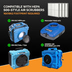 Dri-Eaz F321 Compatible Primary Filter Replacement for Defendair F284 & HEPA 500 Air Scrubber, 16x19x2
