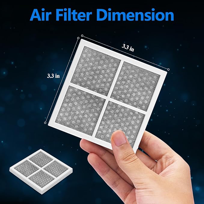 LT120F Refrigerator Air Filter Replacement for LG LT120F Kenmore Elite 46-9918 469918 9918 Replaces ADQ73214402 ADQ73214403 ADQ73214404-6 Pack