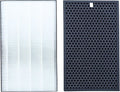 FZ-F50HFE/U FZ-F50DFE Air Purifier Replacement Filter Set Compatible with Sharp FPK50UW FP-K50UFP-J40 FP-JM40 FP-G50 FP-GM50 Air Purifiers, Part FZ-K50HFU FZ-K50DFU,air purifier Filter