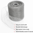 Wire Mesh for Mice Control 5 in X 36Ft,Hole Fill Fabric, Weep Holes Covers, Upgraded Stainless Steel Wire Mesh Roll, Flexible Stretchy Meshs Fabric for Garden House and DIY, Rodent Barrier