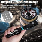 DURATECH Standard Swivel Oil Filter Wrench, Oil Filter Removal Tool, Fits Filters 3-1/4" - 3-7/8", Ideal for Car Repair Tools