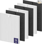 Filter Q – 1712-0123-00 Replacement Filter for Winix 5510 and 5520 Air Purifier, 5510 Replacement Combo Pack Includes: 3 HEPA & 3 Carbon Filter