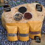 3-in-1 Low Maintenance Aquarium Filter Bio Media: Volcanic Rock, Natural Gravel & Aquatic Plant Cultivation Soil - Helps Reduce Water Changes for Freshwater Tank, Pond